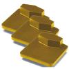 Husqvarna G674S Gold 3 PCS Diamond Grinding Single Segment 30 Grit Hard 503885503 Silver Redi Lock ENO25 805544961257